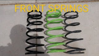 Nissan Pathfinder Qx4 (R50) lift springs. Nissan Pathfinder Qx4 (R50) lift springs.