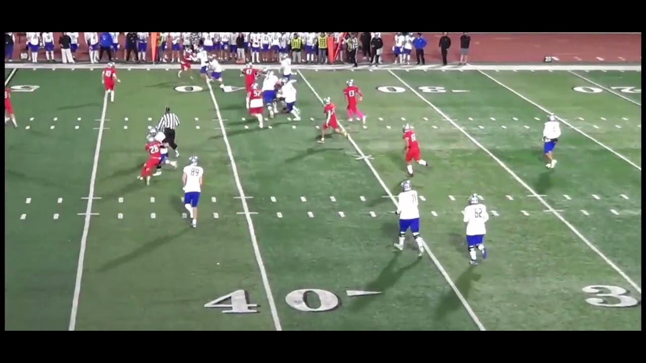 Blocking | Wk 8 vs Grand Junction Central HS | 10/17/2025 | Junior Year | Gavin Montoya #7