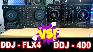 DDJ FLX-4 "Vs" DDJ 400 COMPARATIVA!!!