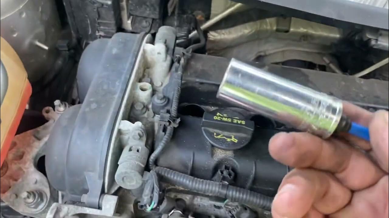 2012 Ford Fiesta Spark Plug change - YouTube