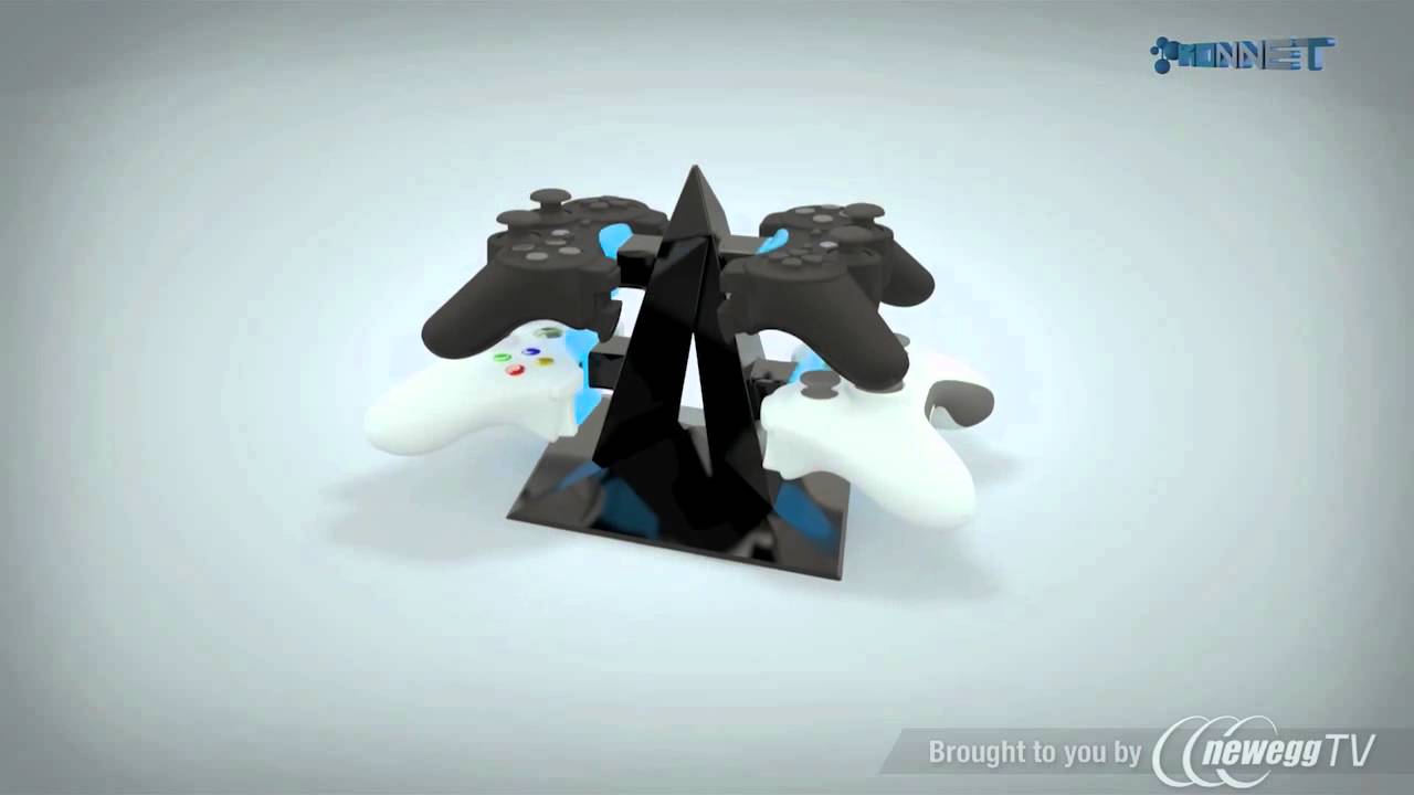 Product Tour: KONNET PS3 & XBOX 360 Power Pyramid Charging and storage dock for game controllers