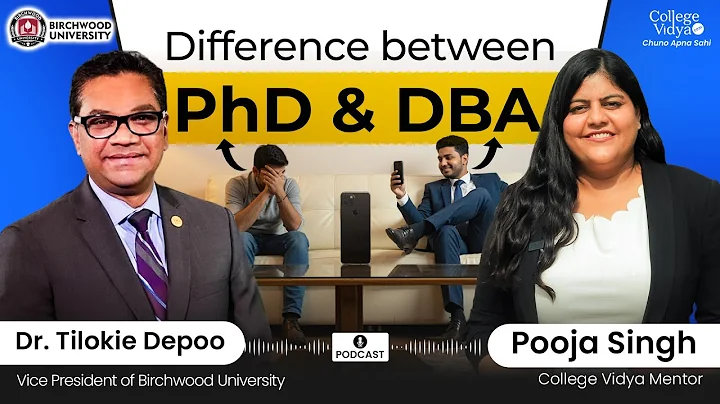 Difference between DBA and PhD