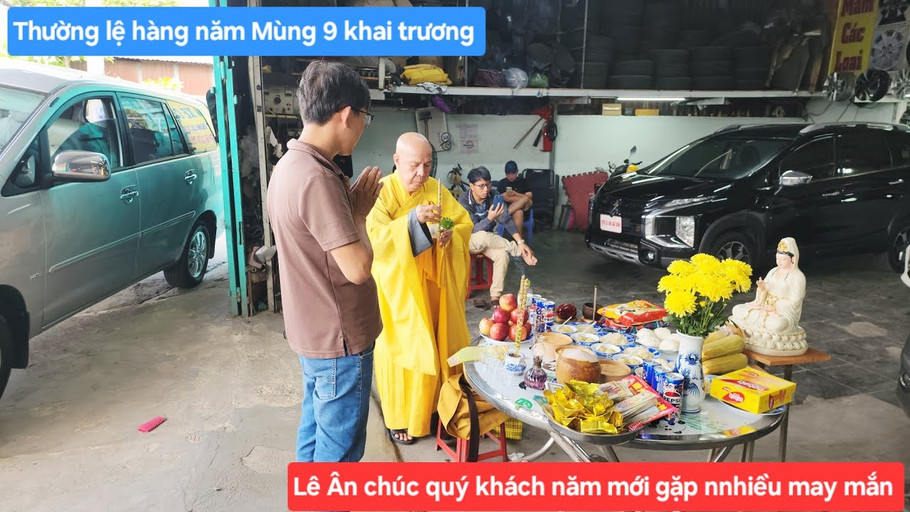 Ô Tô Lê Ân Sài Gòn | Thường lệ Mùng 9 âm lịch Lê Ân khai trương, chúc quý khách hàng nhiều may mắn 