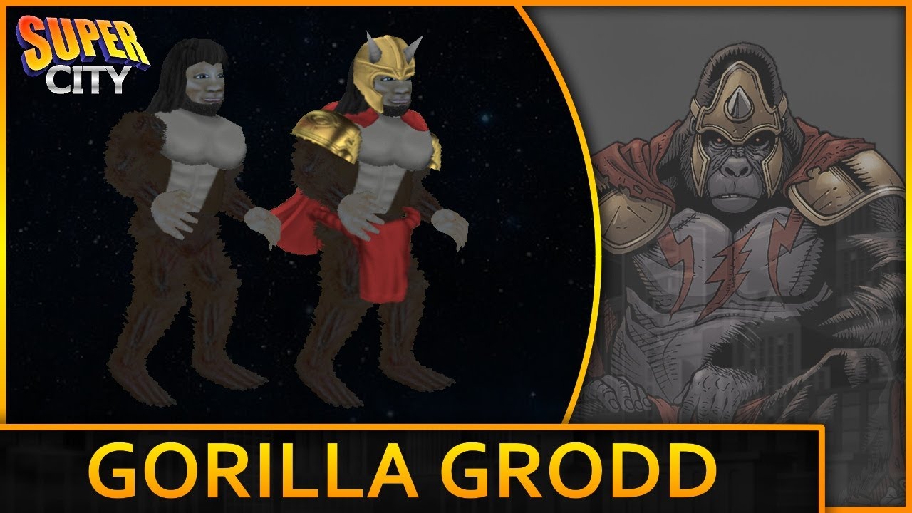 How to Create Gorilla Grodd in Super City - YouTube
