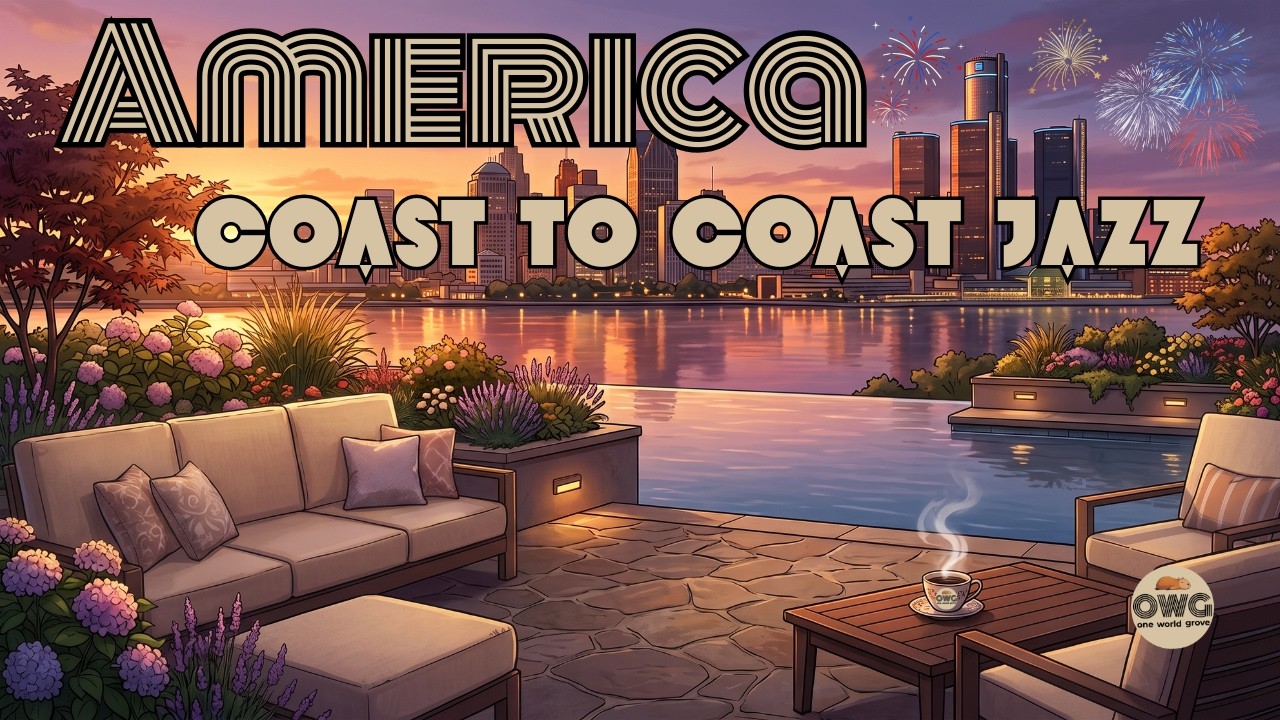 America Coast to Coast Jazz 🎷 2-Hour Instrumental Mix - YouTube