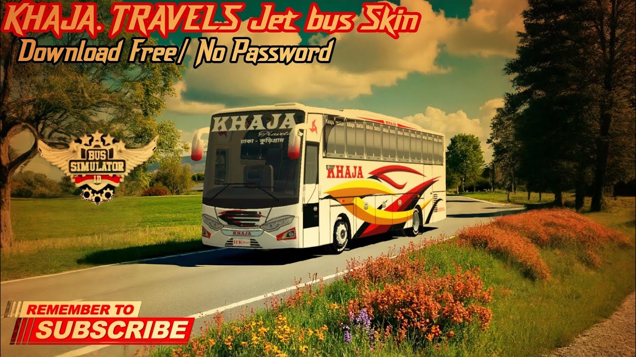 KHAJA TRAVEL Jetbus skin // Link Description/ No Password 