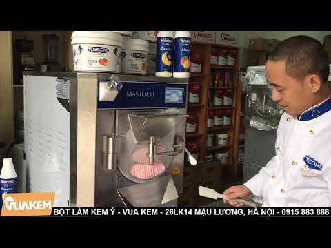 NGUYÊN LIỆU LÀM KEM Ý VỊ MÂM XÔI RUBICONE - DÙNG CHO KEM GELATO - youtube