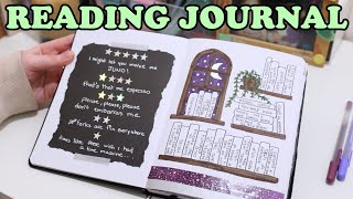 2025 reading journal set up + flip through 🎨✨