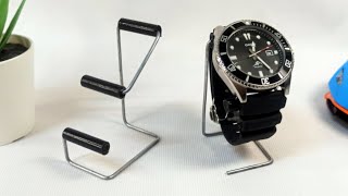 Minimalistic DIY Watch stand with cloth hanger