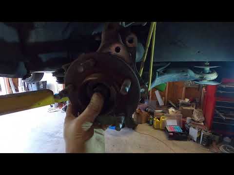 2006 Buick Rendezvous wheel bearing and sway bar replacement