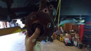 2006 Buick Rendezvous wheel bearing and sway bar replacement