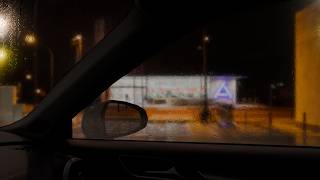 Gentle Rain on Car Window 🌧️ 3 Hours of Soft Rain Sounds for Sleeping & Studyventana auto lluvia screenshot 5