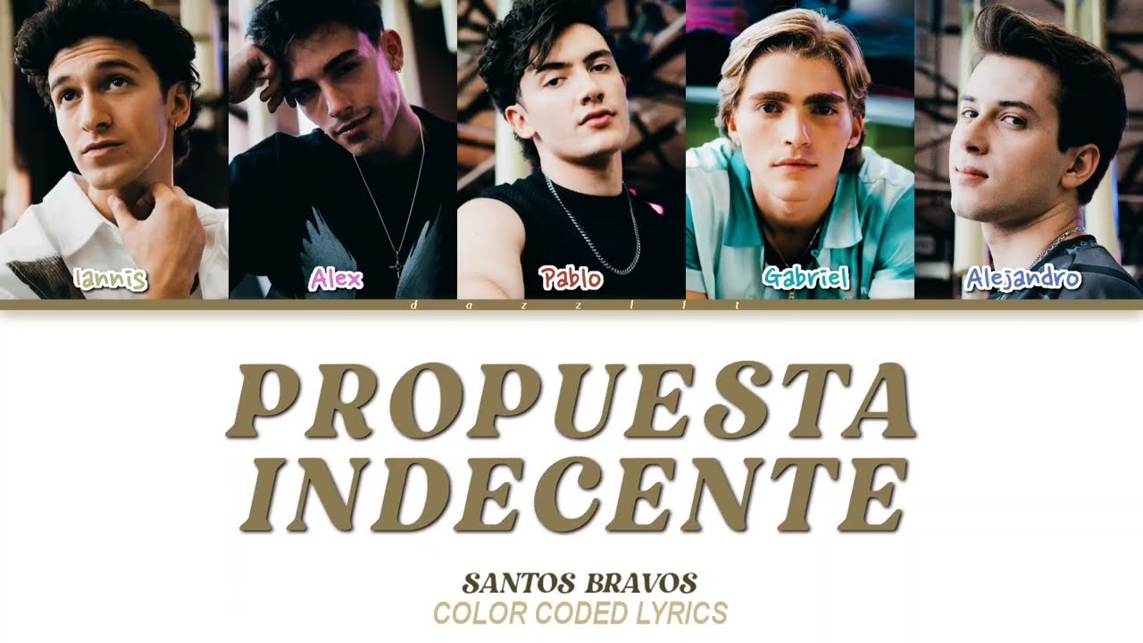 [Santos Bravos] 'Propuesta Indecente' por Romeo Santos (Color Coded Lyrics)