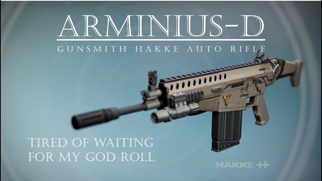 Destiny - Arminius D - Not My God Roll, But Still Good! - Year 3 PVP Gameplay Review