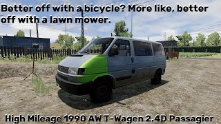 BeamNG.drive (Mod) Freeroam: Polish Roads - High Mileage 1990 AW T-Wagen 2.4D Passagier
