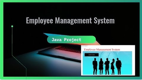 Employee Management System Java project | Core Java | AWT and Swing | Database MySQL