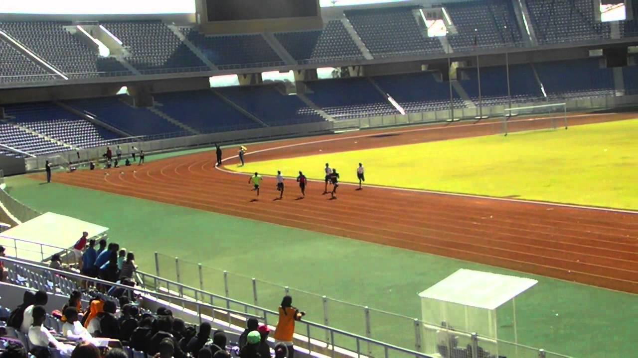 Kikwanza Sondashi 100m ISAZ Finals Ndola 14/06/14