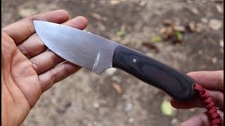 Making a knife with simple tools | EDC knife