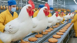 Inside an American Chicken Patty Manufacturing Plant | Factory Tour & Production Process