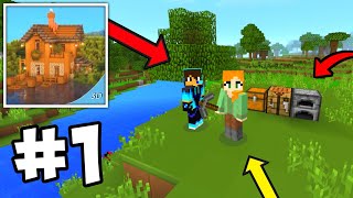 Iron Armour & Mobs World Block Minicraft 3d Multiplayer Survival Part 1 Gameplay Walkthrough screenshot 3