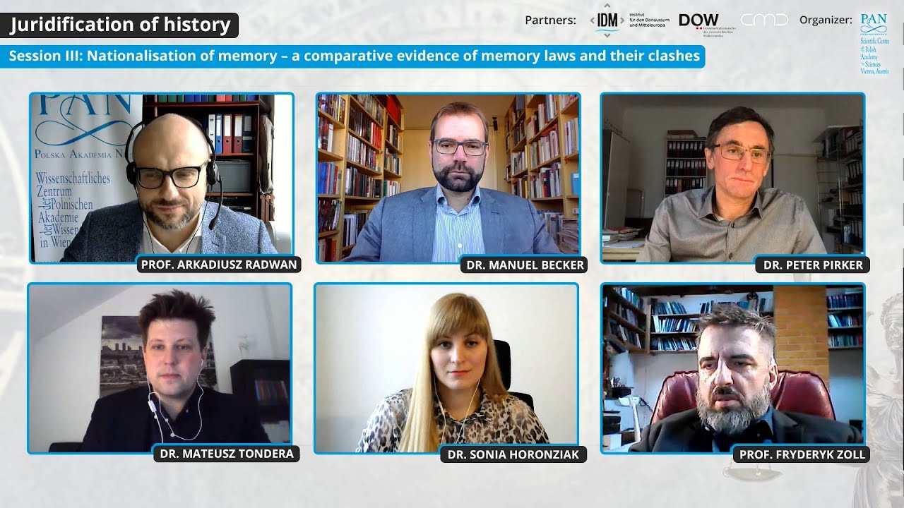 Session III: Nationalisation of memory - a comparative evidence of memory laws and their clashes