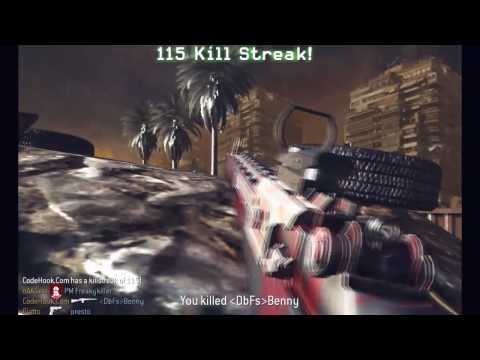 CodeHook CoD4Aimbot 175 KILLSTREAK OWNAGe!