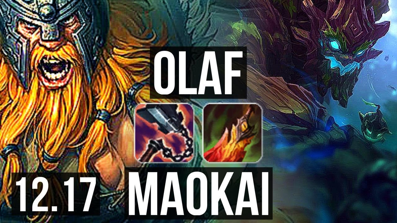 OLAF vs MAOKAI (JNG) | 4/0/6 | KR Master | 12.17