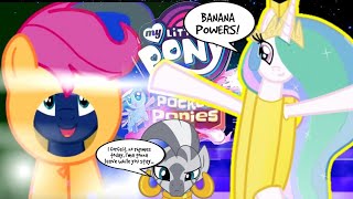 Luna, Scootaloo, Tia & Retro Spike & Aj Vs Lvl 6 Zecora Pocket Ponies