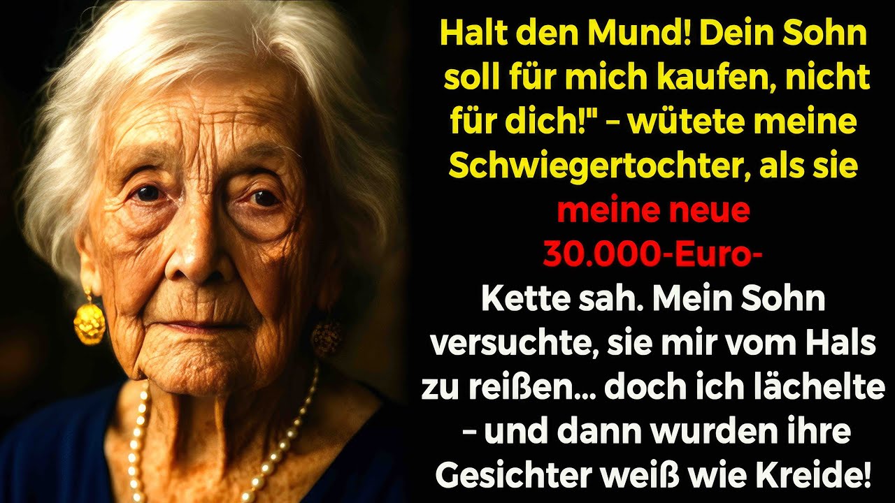 „Dein Sohn soll für mich kaufen, nicht für dich!“, fauchte sie wegen meiner 30 000 € Kette