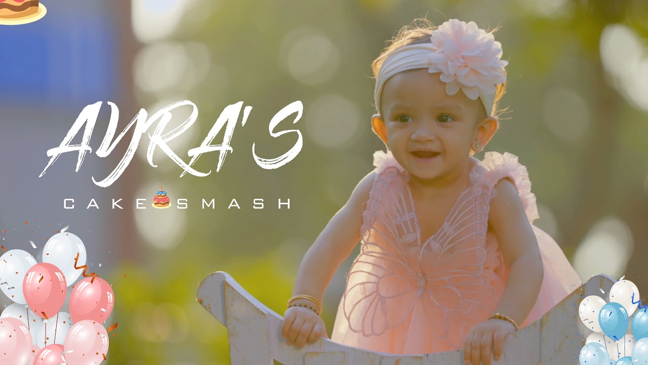 Ayra 4K | Latest Pre - Birthday Shoot Teaser | Cake Smash | Rishi Photography