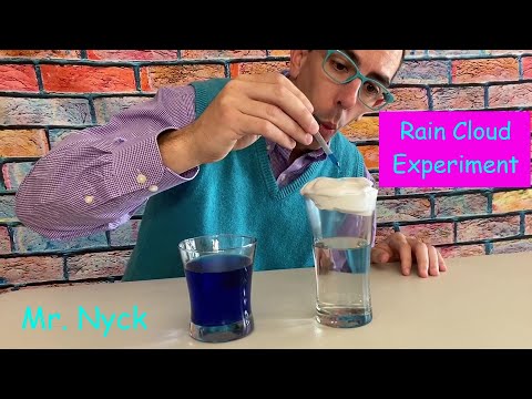 How Does It Rain | Rain Science Experiment | Make Your Own Rain Cloud
