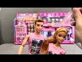 Unboxing and discovering a doll family toy set for kids. ASMR of 3 Minutes Satisfying with Unboxing