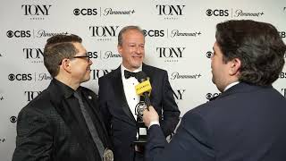 Video: Orchestrators Doug Besterman and Mike Morris Pay Homage to Classic Musicals in Schmigadoon!
Schmigadoon! is a homage to Golden Age musical, with plenty of references to classic Broadway. In an interview with Playbill just moments after taking home the trophy for Best Orchestrations, Tony winners Doug Besterman and Mike Morris expressed how thrilled they are that, with this particular project, audiences are able to really see and understand each layered choice they make with the music in Schmigadoon!, and what its referencing or expressing. Video: Orchestrators Doug Besterman and Mike Morris Pay Homage to Classic Musicals in Schmigadoon!