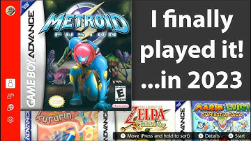 I Finally Played Metroid Fusion in 2023