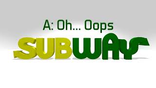 Subway Logo Bloopers #2: Swapped Colors