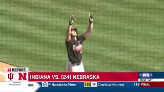 NREPORT: Dylan Carey breaks record, Huskers sweep Indiana