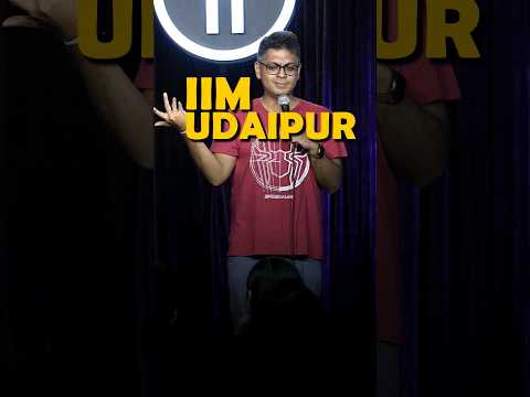 IIM Udaipur | Stand-up Comedy by Abijit Ganguly #shorts #indiancomedy #iim