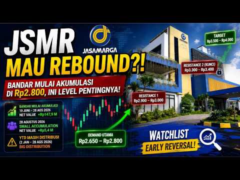 JSMR Mau Rebound?! Bandar Mulai Akumulasi di Rp2.800, Ini Target & Level Pentingnya!