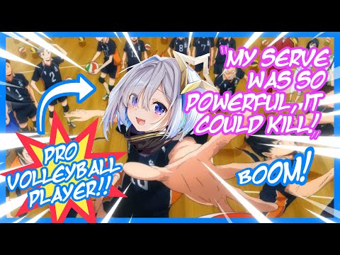 Amane Kanata Reveals her Past as a Pro Volleyball Player [ENG]