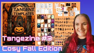 Tangezine Fall Issue #3 Free Counting and Spelling Worksheet Templates + Optional Halloween Clipart!
