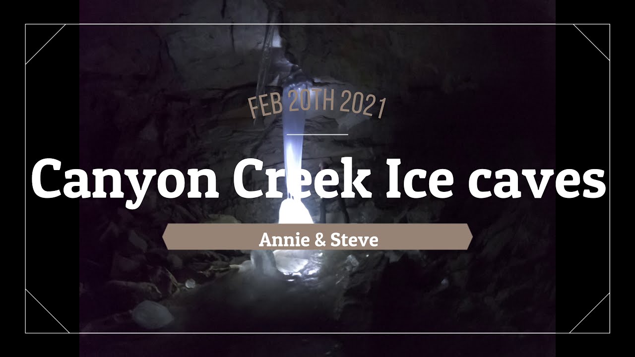 Canyon Creek Ice cave - Kananaskis country - Feb 20th 2021