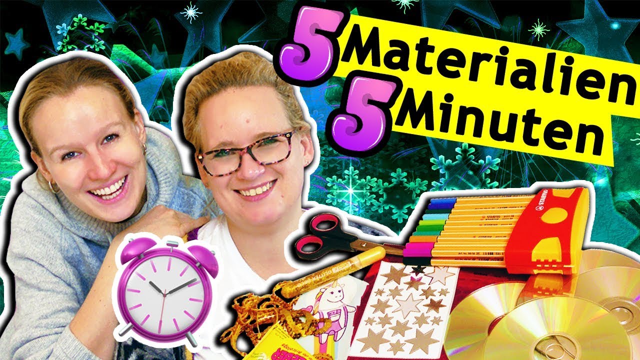 Silvester DIY Challenge 🎆 5 Minuten Bastel Challenge 🎆 Eva
