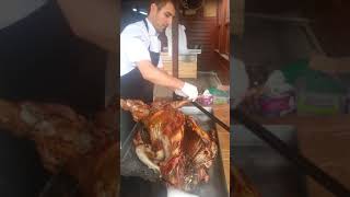 GÖKTÜRK ESEN BAHÇE'DE KUYU KEBABI YEMEK :)