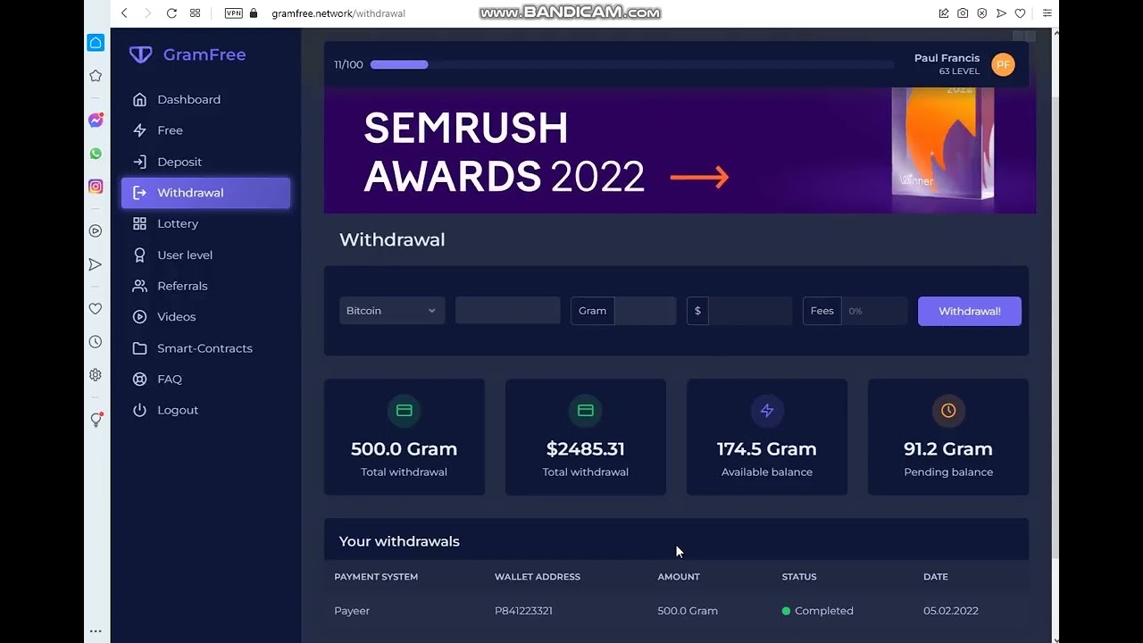 GramFree the free legit website