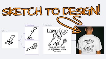 How To Turn Sketches Into Full T-Shirt Designs With Kittl Flows