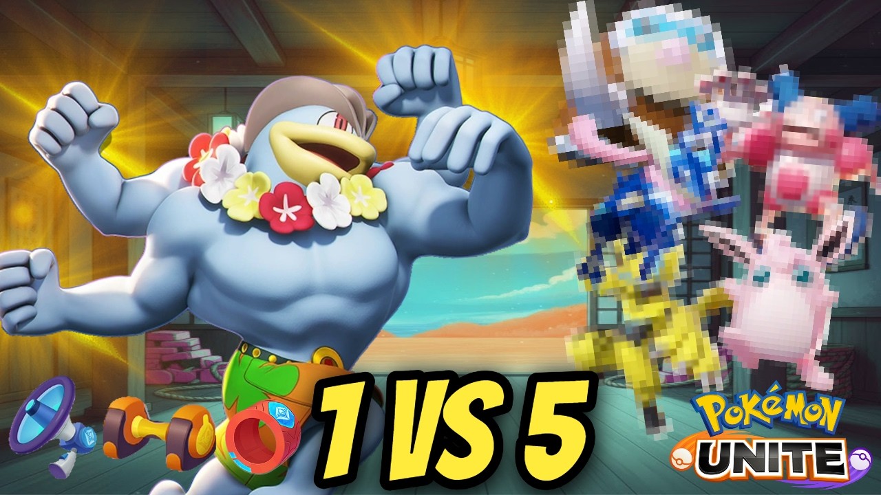 MACHAMP SOLO QUEUE: Cómo Carrear a tu Equipo a Puñetazos | Pokémon Unite