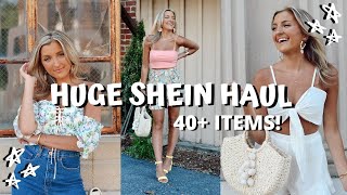HUGE SHEIN SUMMER TRY ON HAUL \/\/ 40+ items!
