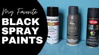 The 7 best black spray paints for your next DIY project