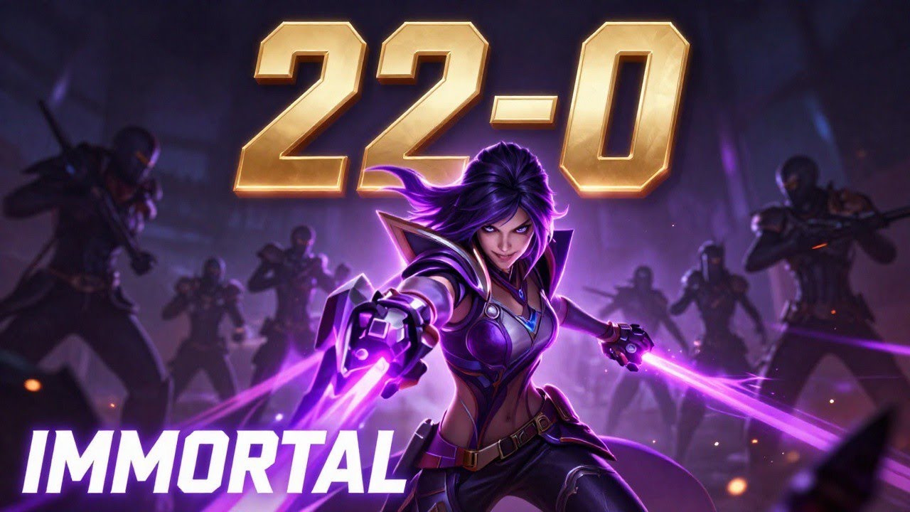 22 KILLS WITHOUT DEATH IXIA MOBILE LEGENDS BANG BANG 