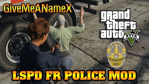 LSPD FIRST RESPONSE POLICE MOD GTA 5 PC GAMEPLAY